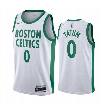 Maillot Basket Boston Celtics Jayson Tatum 0 2020-21 City Edition Swingman - Homme